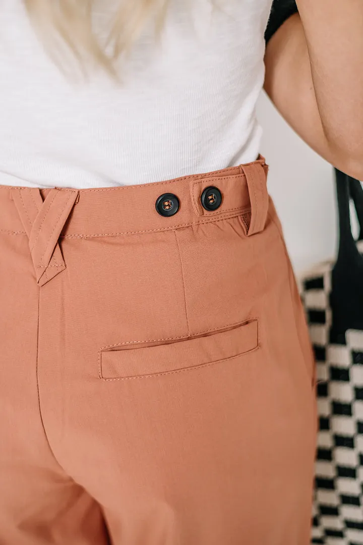 A Day At The Office Dress Pants | Terracotta