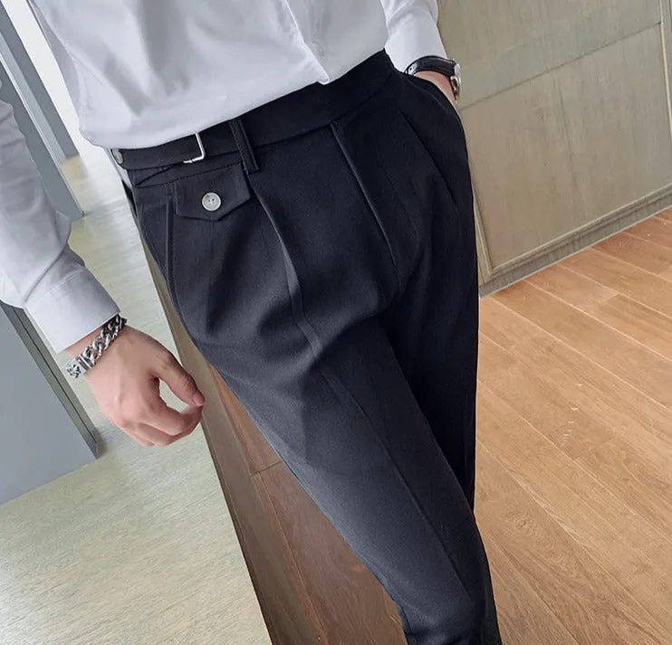 Antonios Black Casual Outfit Pants