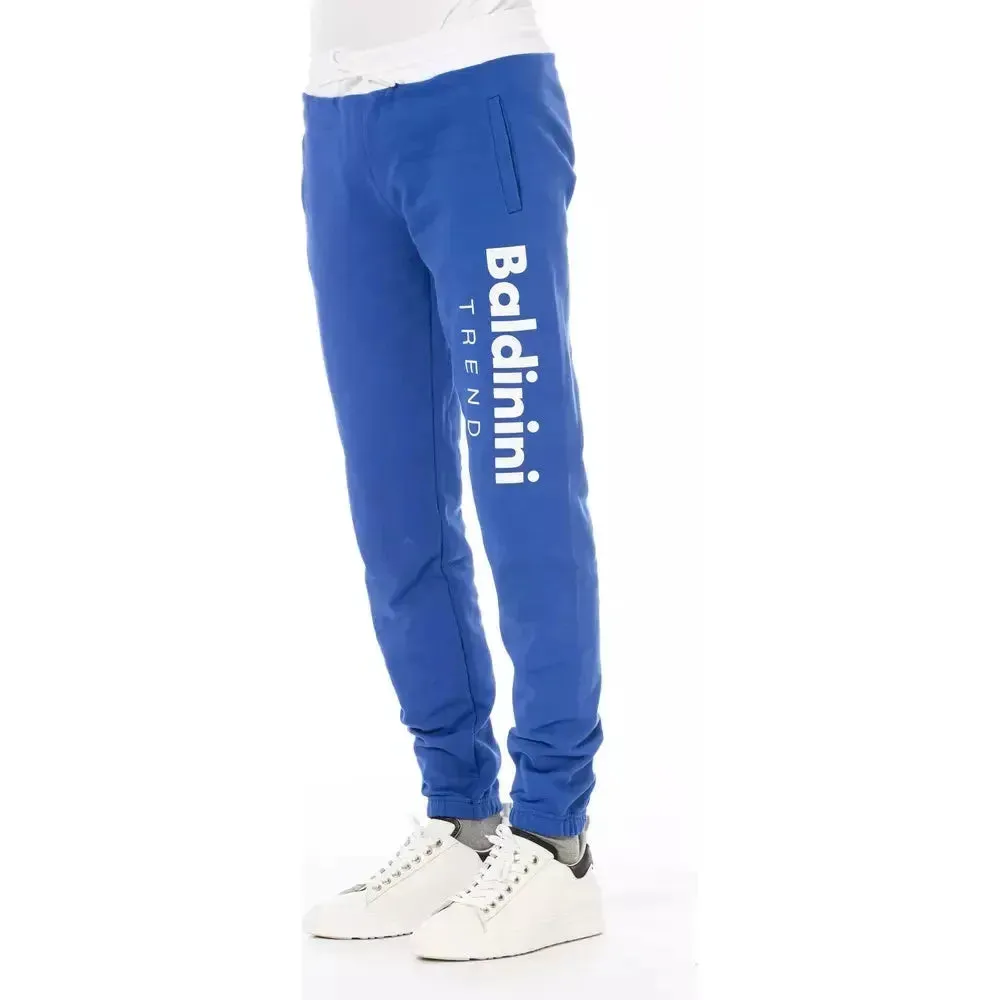 Baldinini Trend Blue Cotton Men Pant