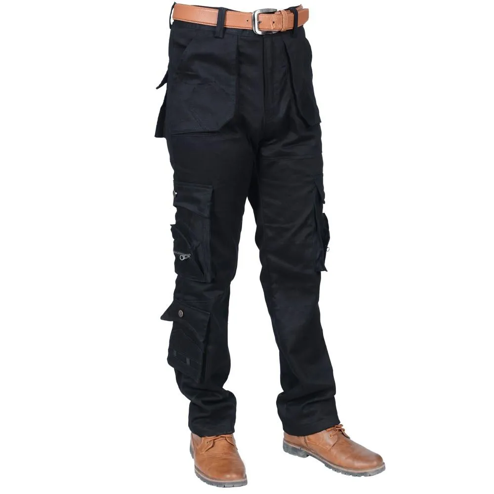 Black Combat Cargo Pant