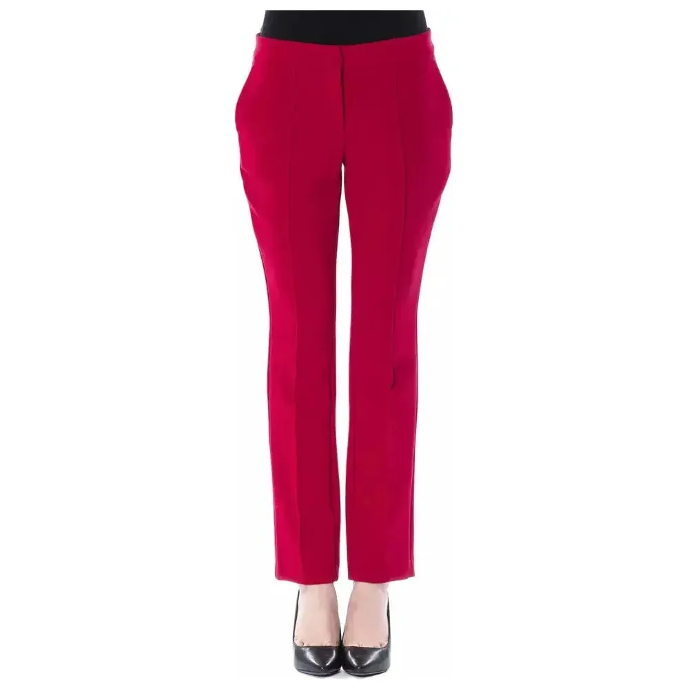 BYBLOS "Fuchsia Polyester Women Pant"