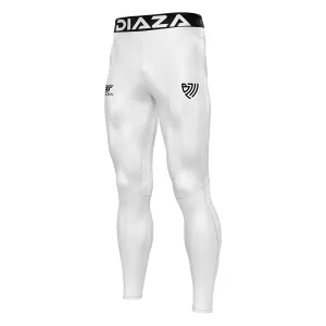 BZW Compression Pants Men White