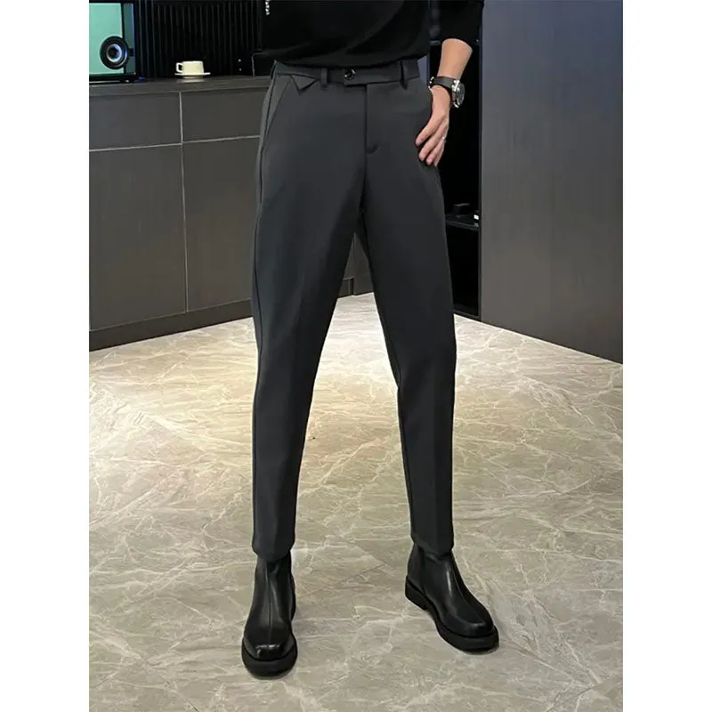 Casual Simple Business Tight Pants