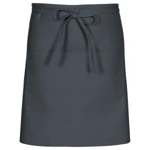 Charcoal Gray Half Bistro Apron