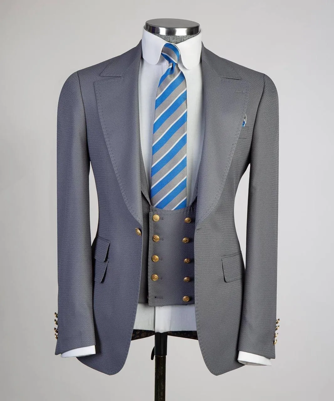 Classic Grey 3 Piece Suit