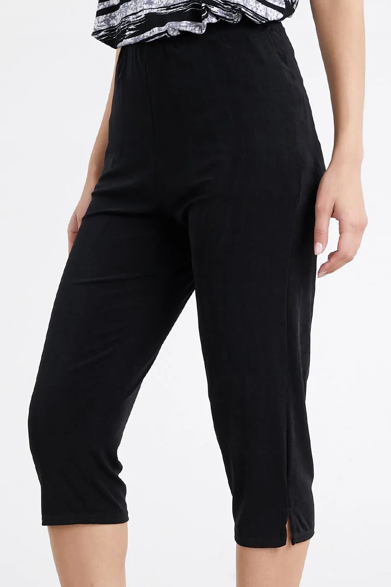 Classic Stretch Capri Pants-5002BN-ARS1