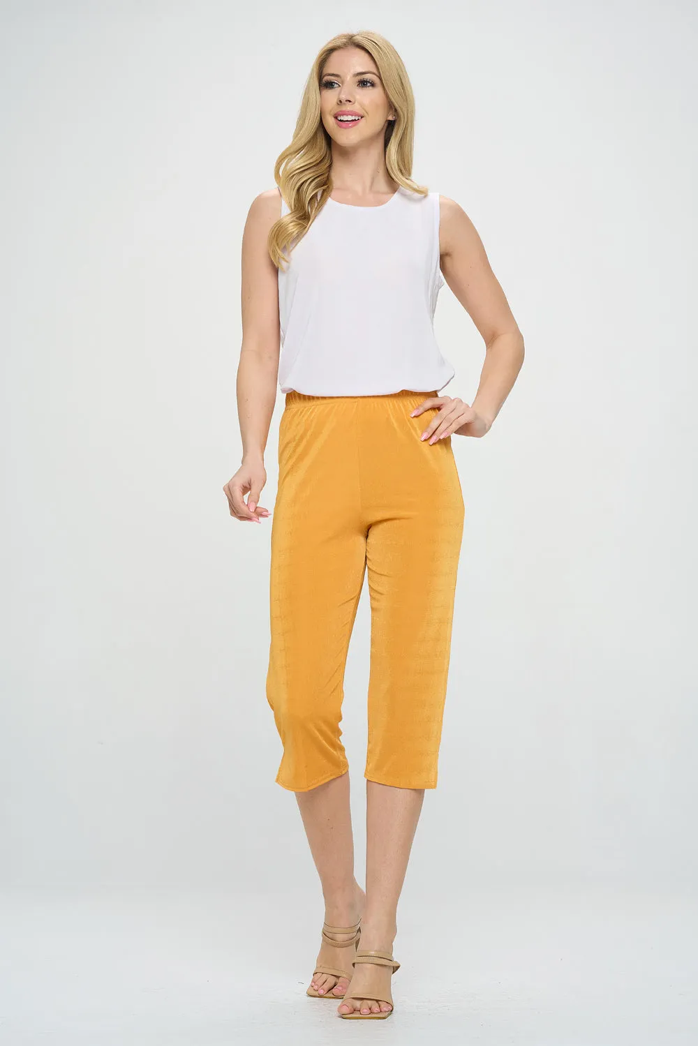 Classic Stretch Capri Pants-5002BN-ARS1