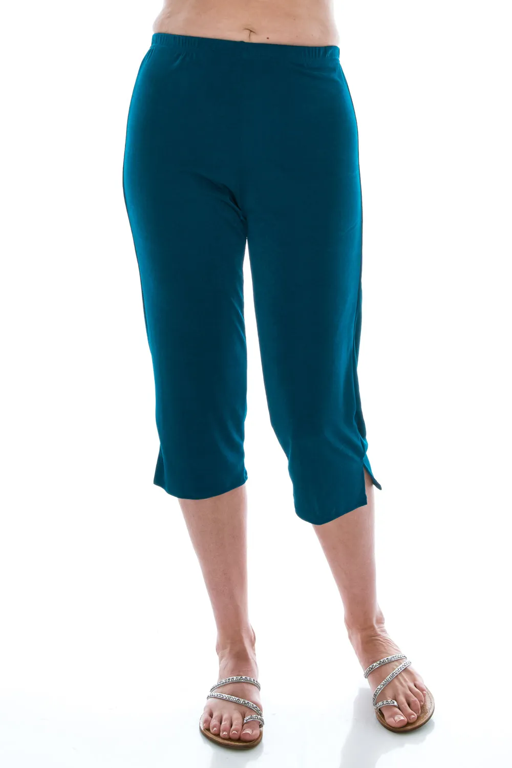 Classic Stretch Capri Pants-5002BN-ARS1