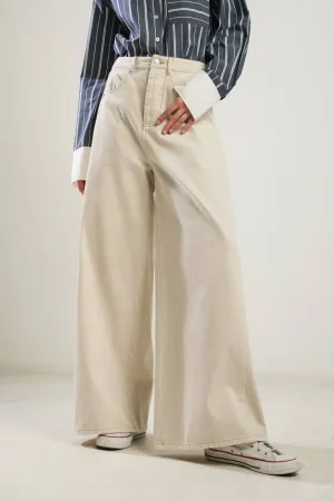 DELICATE HUE WOVEN TWILL PANTS