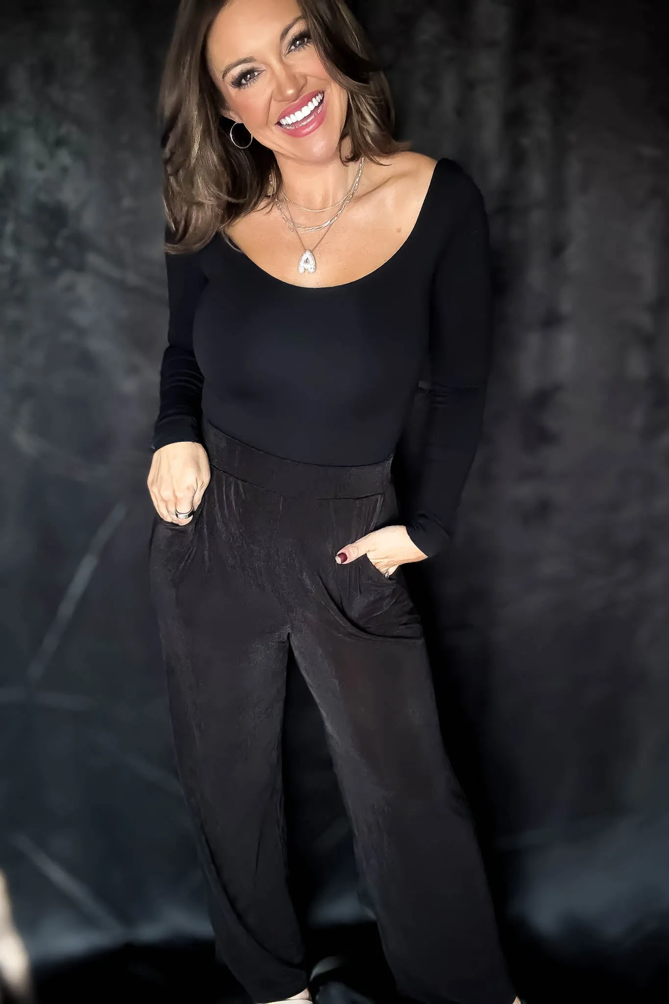 Fun And Flirty Black Pants