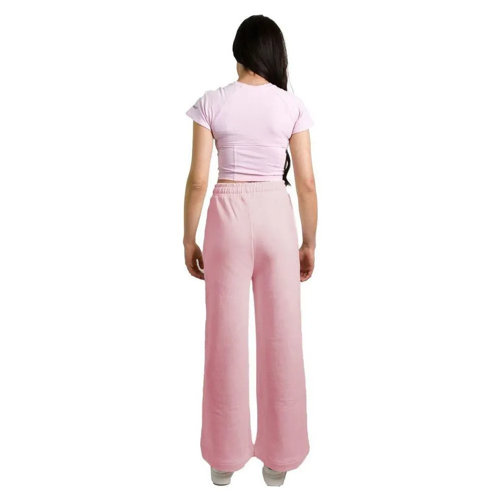 Hinnominate Chic Pink Palazzo Pants with Drawstring