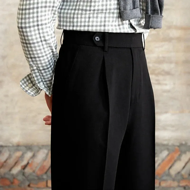 Italian straight style elegant pants