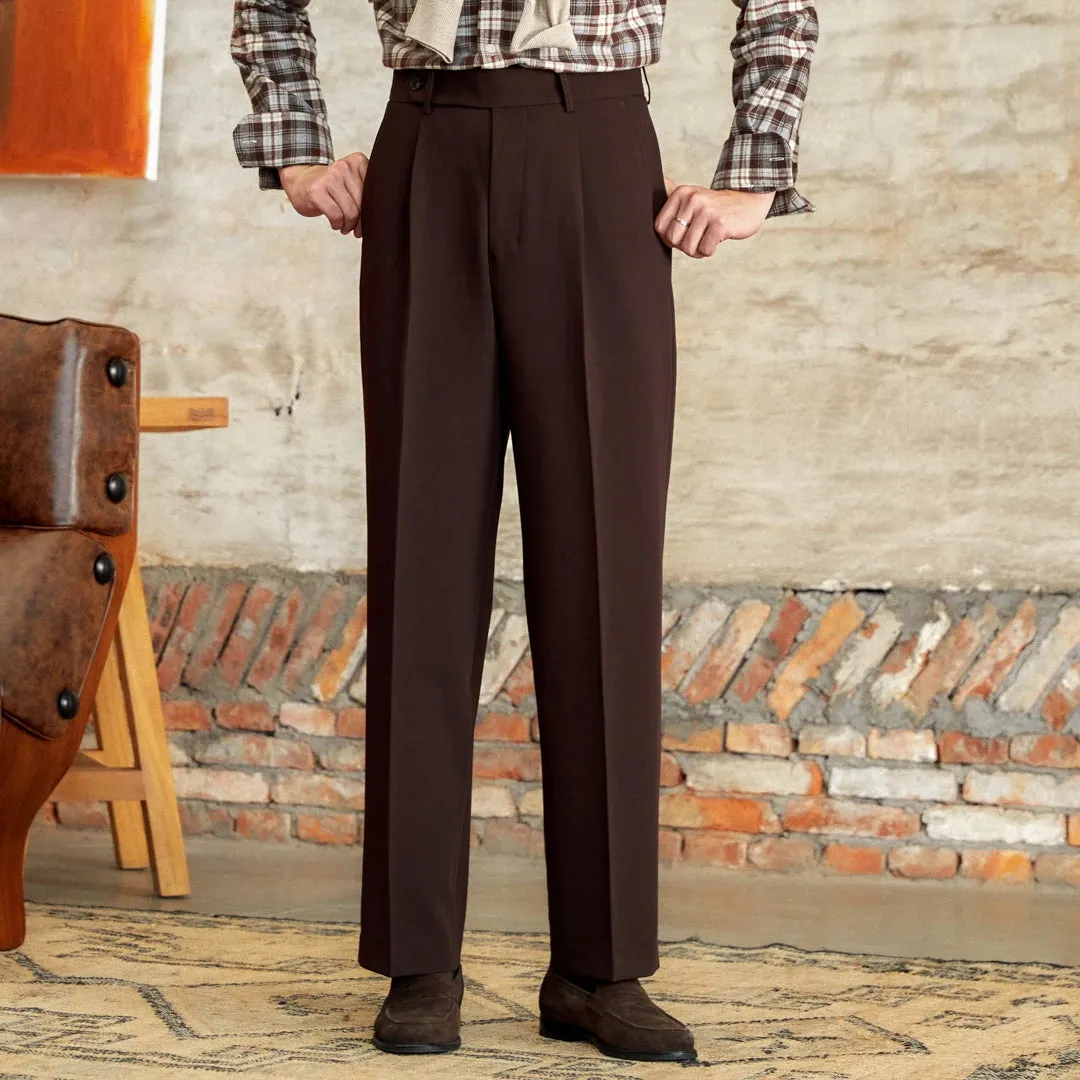 Italian straight style elegant pants