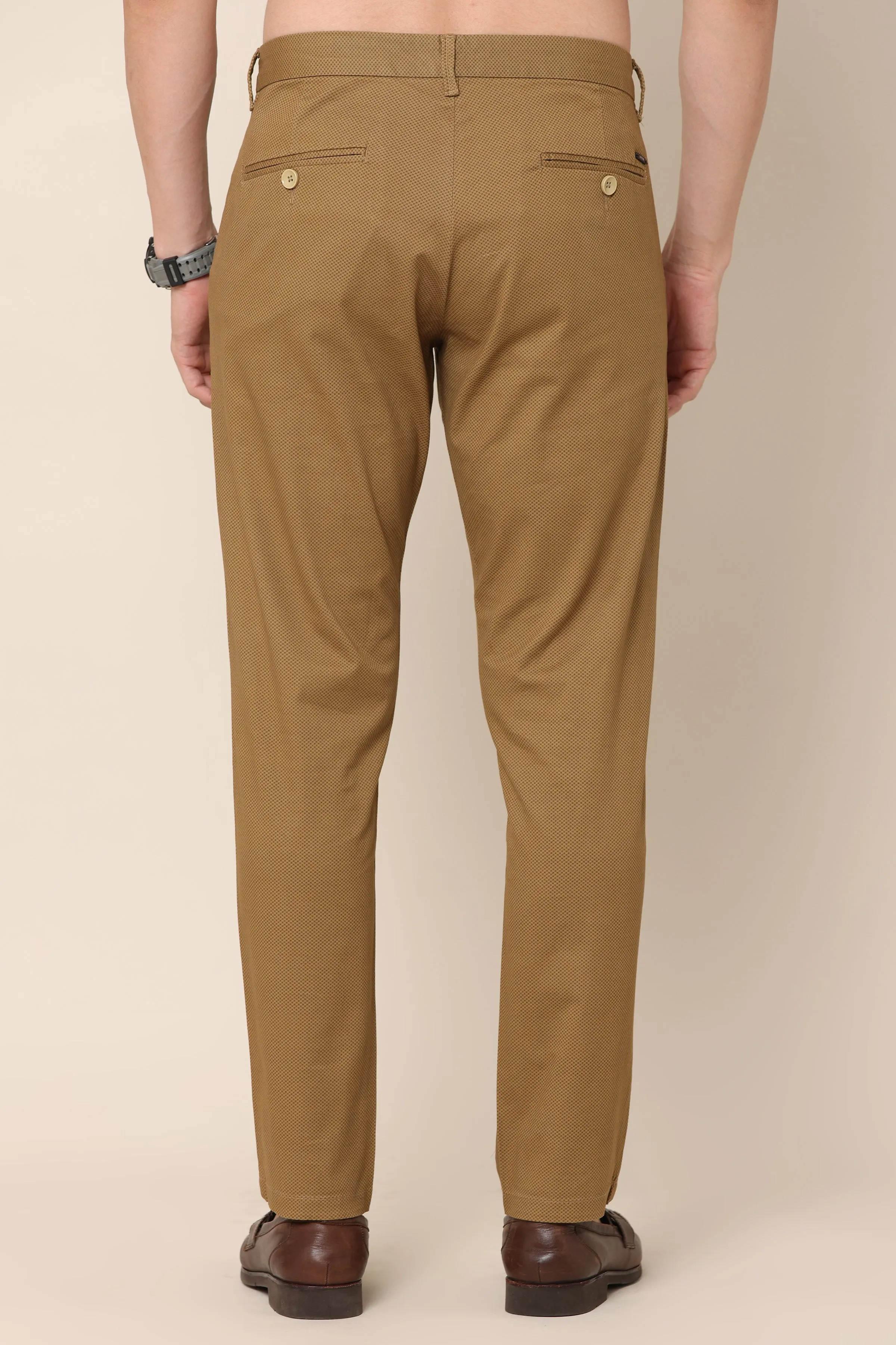 Ivyn Classic Camel Cotton Chinos