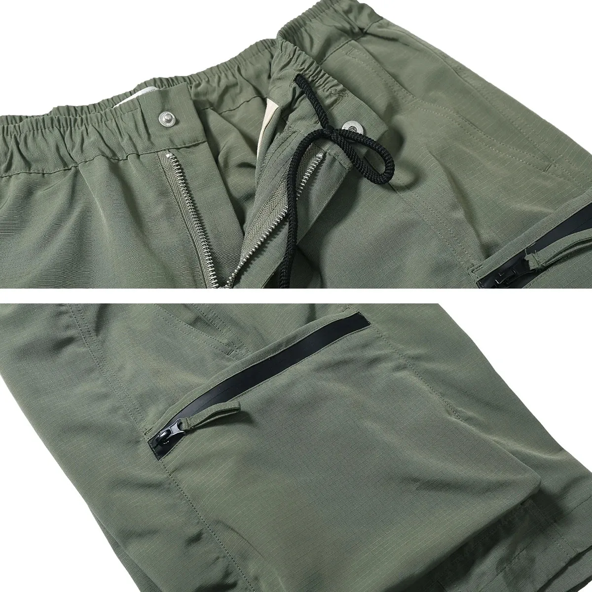 Japanese Streetwear Big Pocket Cargo Shorts - Loose Trend Casual Pants