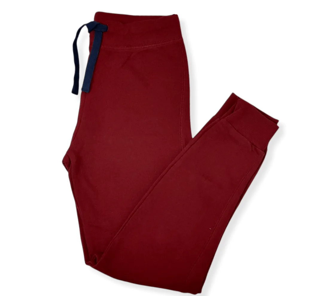 Kids Pants (summer melton) - Burgundy