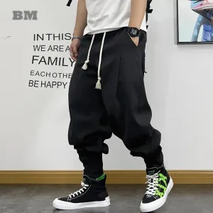 Korean Trendy Oversize Harem Pants Streetwear Jogging Pants Casual Sport Trousers