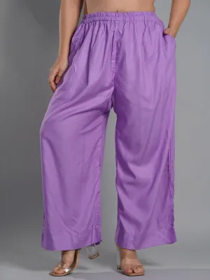 Lavender Palazzo Pants