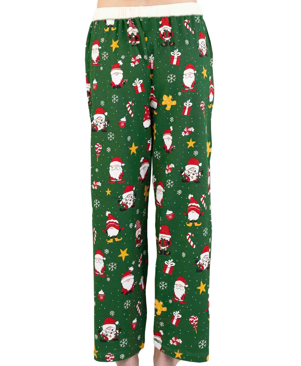 Lazyone Women's Christmas Gnome Regular Fit PJ Pant