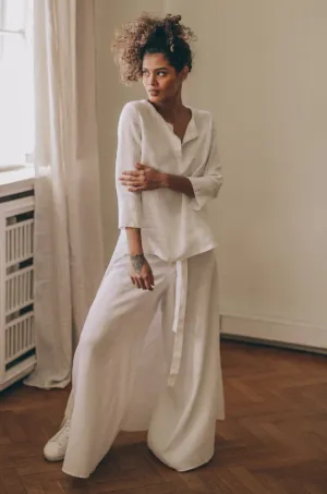 Linen Wrap Pant