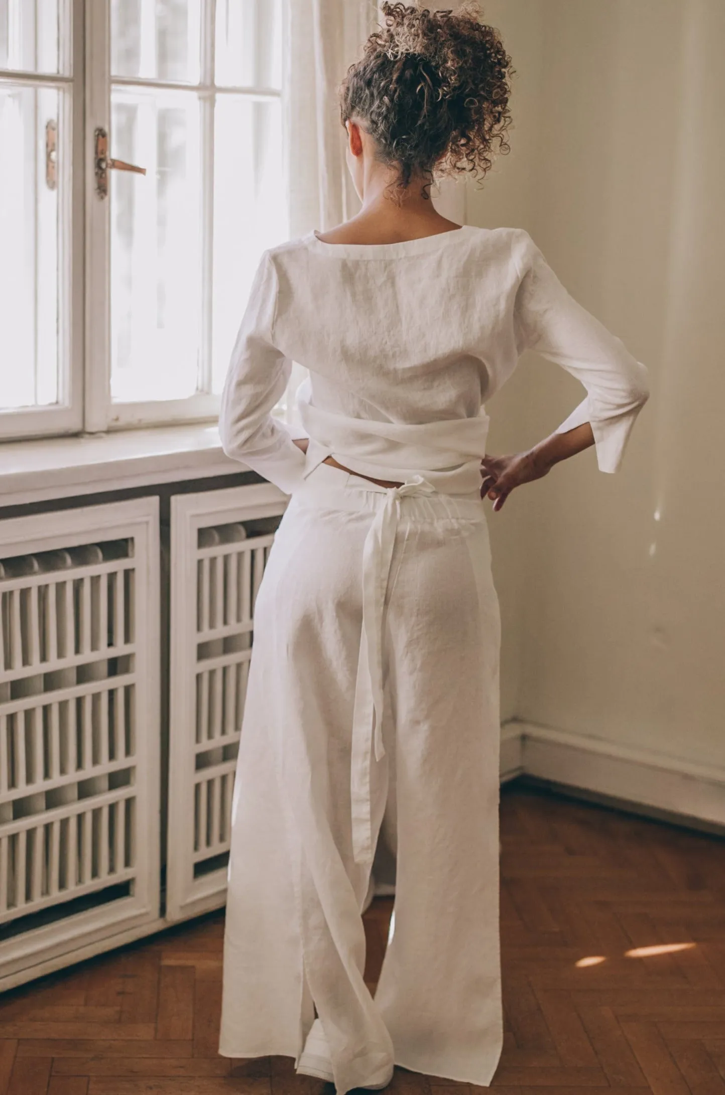 Linen Wrap Pant