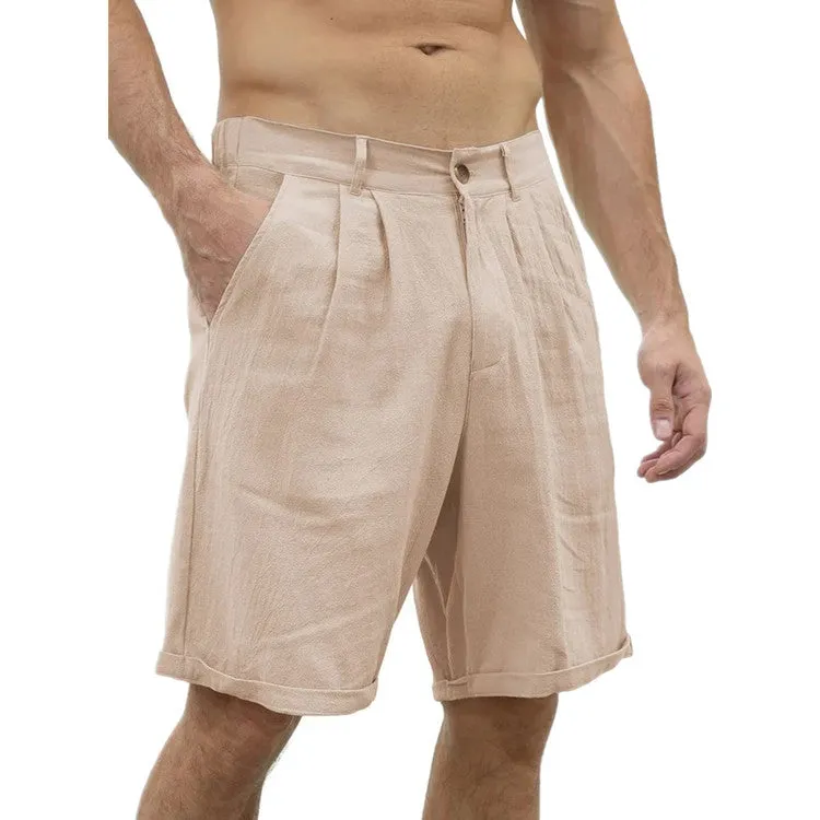 MEN'S CASUAL BEACH COTTON CLASSIC SUMMER SHORTS