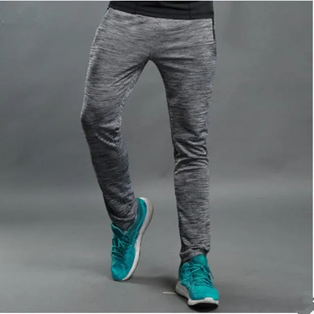 Men's Running Pants - Jogger Fitness Elastic Sports Trousers (D9)(TG4)