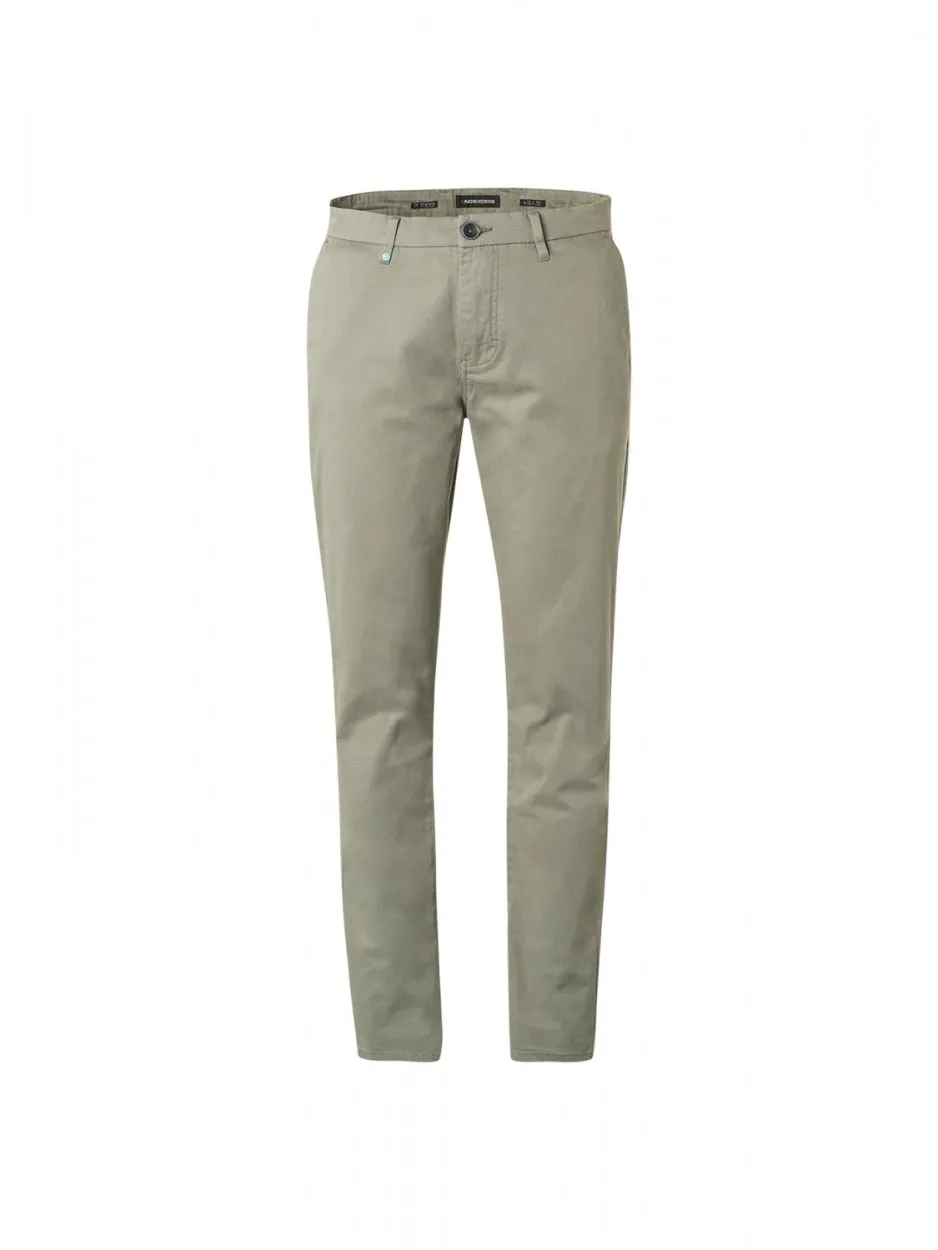 Pants Chino Garment Dyed Stretch | Smoke