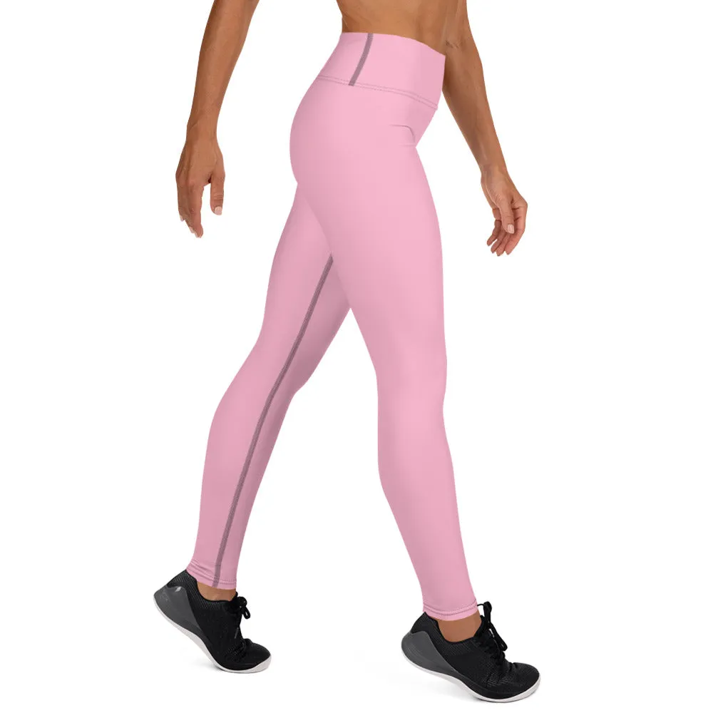 Rose Pink Yoga Leggings