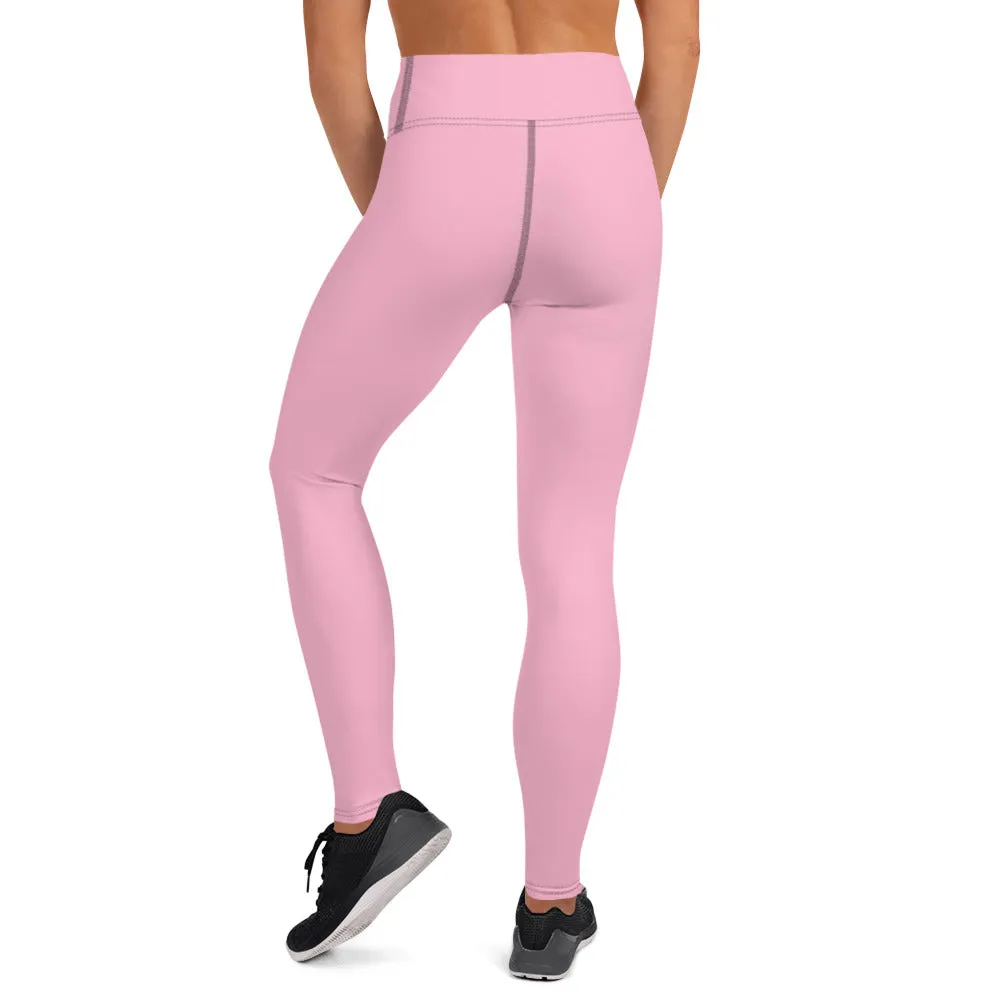 Rose Pink Yoga Leggings