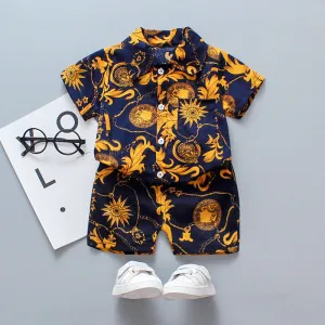 SALE! Children's Short Sleeve Shirt Boys Summer Sets