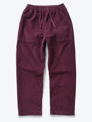 Service Works Plum Corduroy Chef Pants