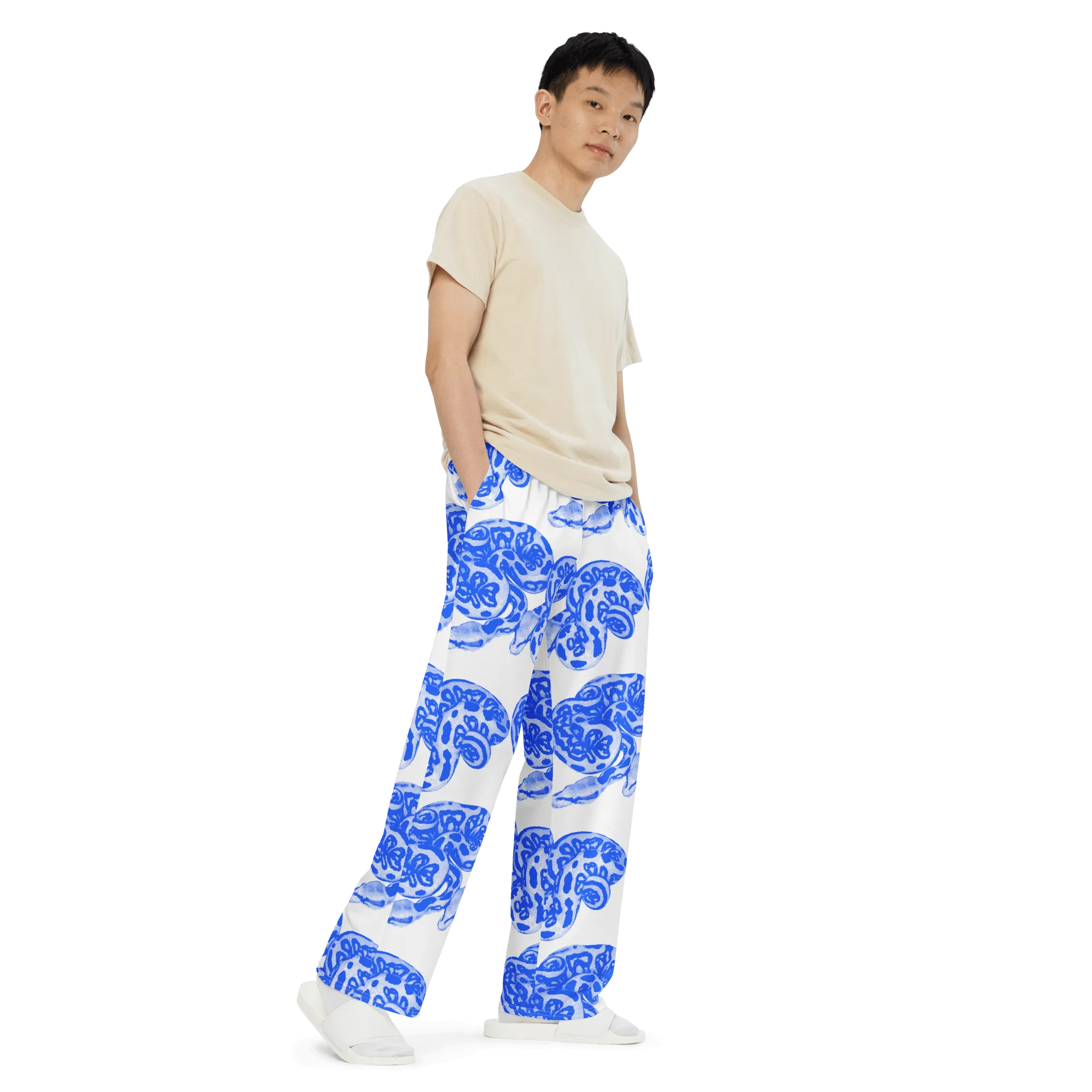 Snake Sea® Unisex Wide-Leg Pants