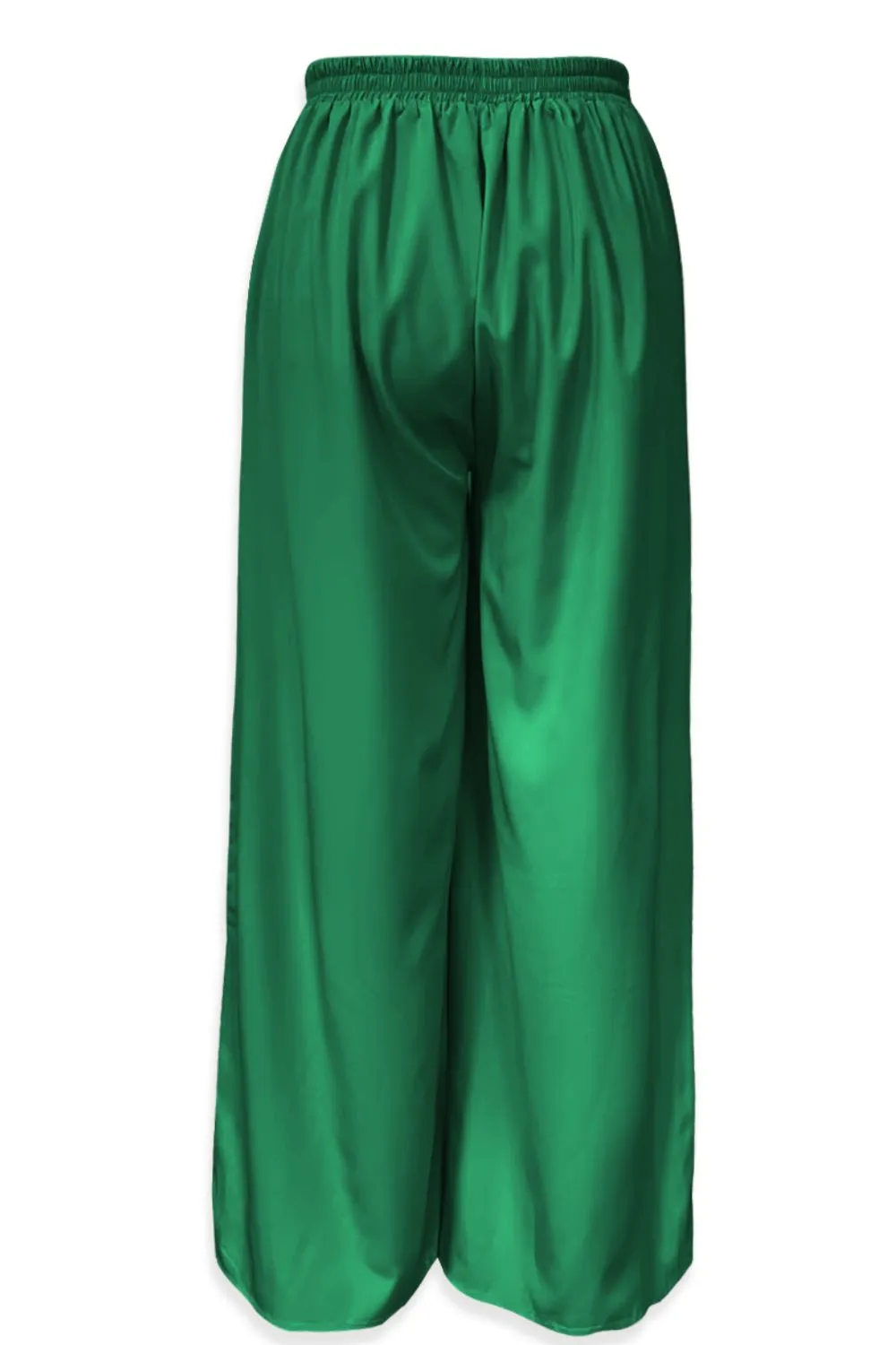 TEEK - High Waist Wide Leg Pleated Pants