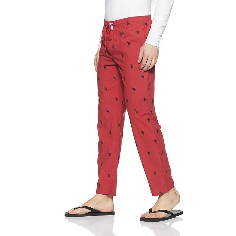 US Polo Red Pyjama Lower Night wear for Men