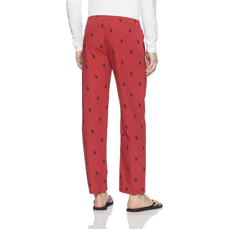 US Polo Red Pyjama Lower Night wear for Men