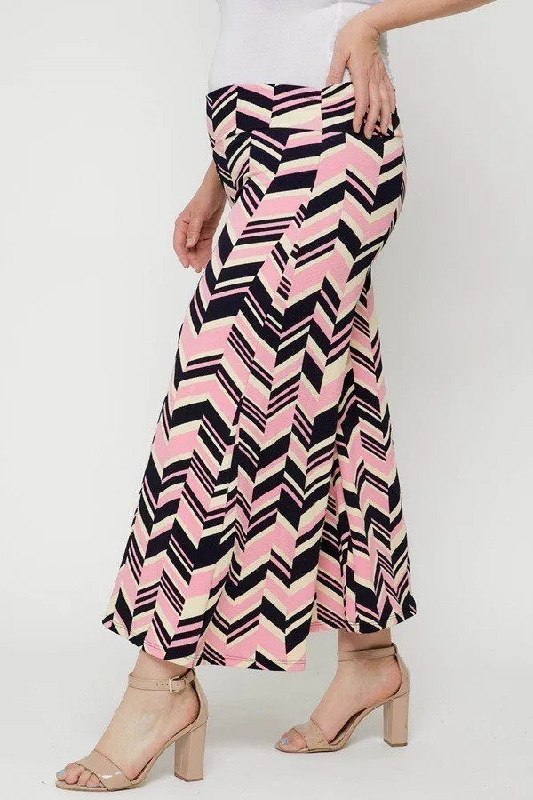 Voluptuous ( ) Chevron Print Pants