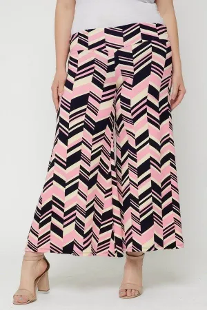 Voluptuous ( ) Chevron Print Pants