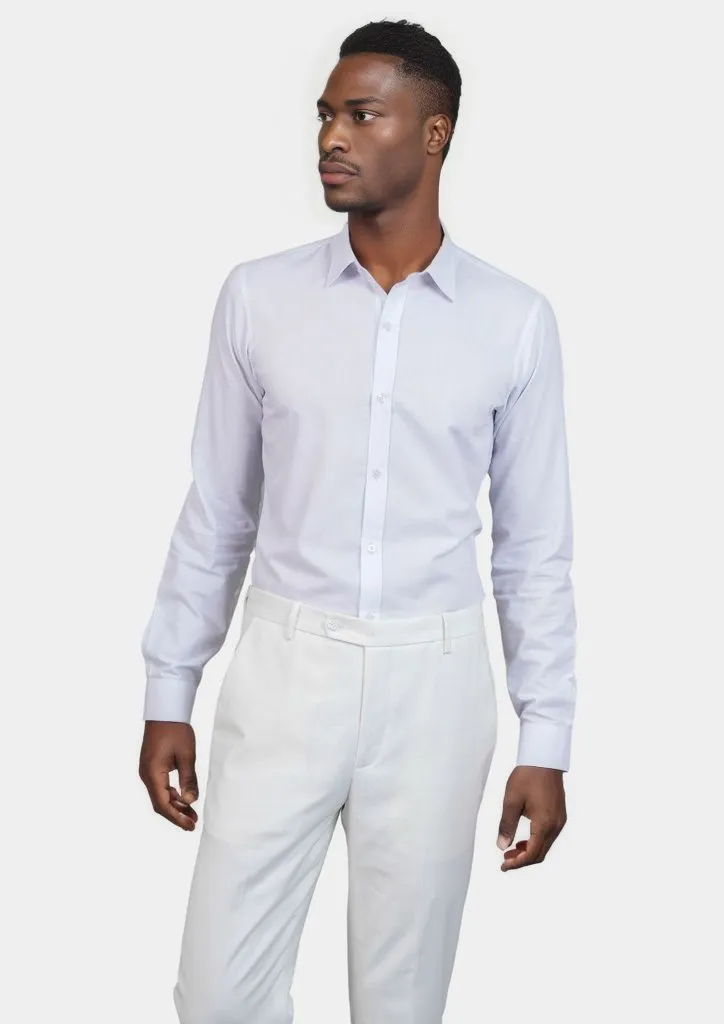 White Twill Pants