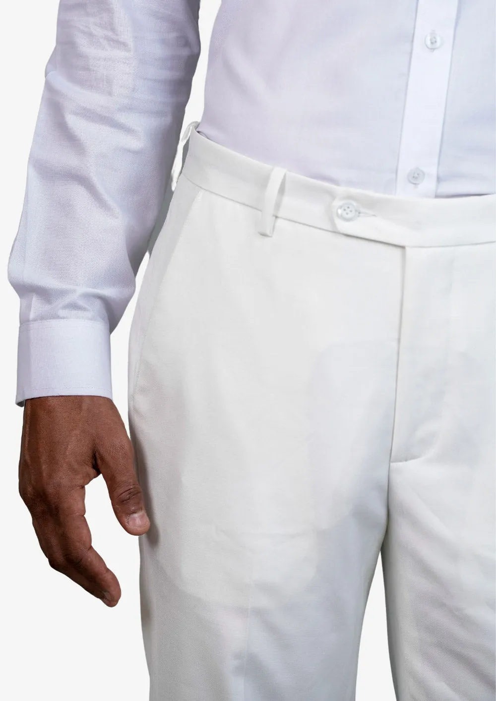 White Twill Pants