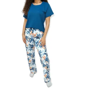 Women Pajama Set - Blue