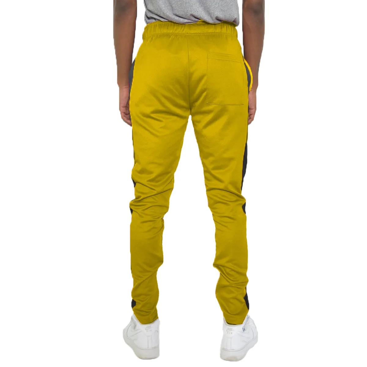 Yellow Slim Fit Track Pants