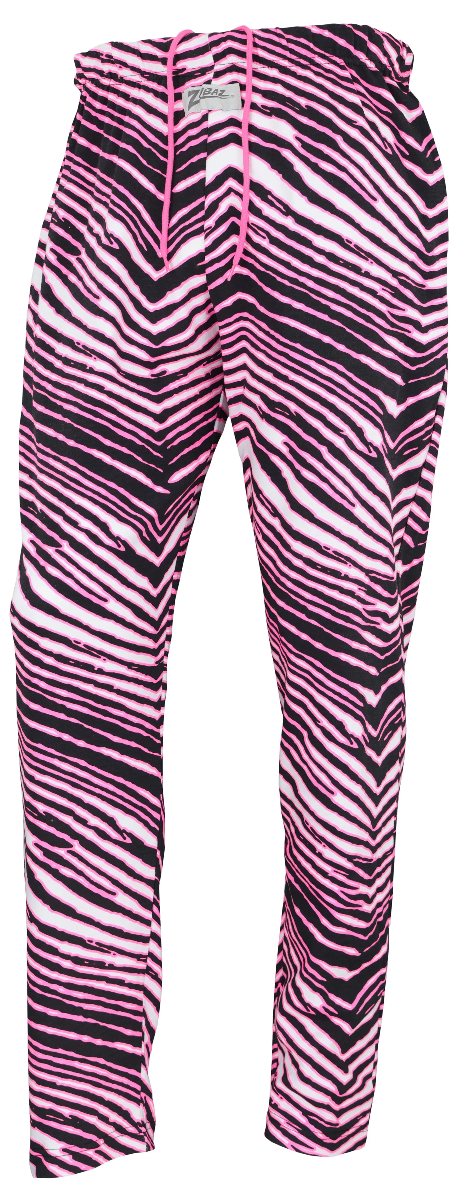 Zubaz 88 Men's The Original Pants - BLACK/PINK ZEBRA